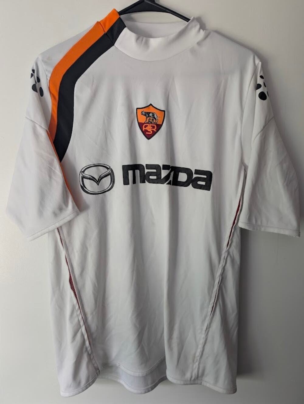 Roma Totti Diadora Jersey Men's XL White Vintage